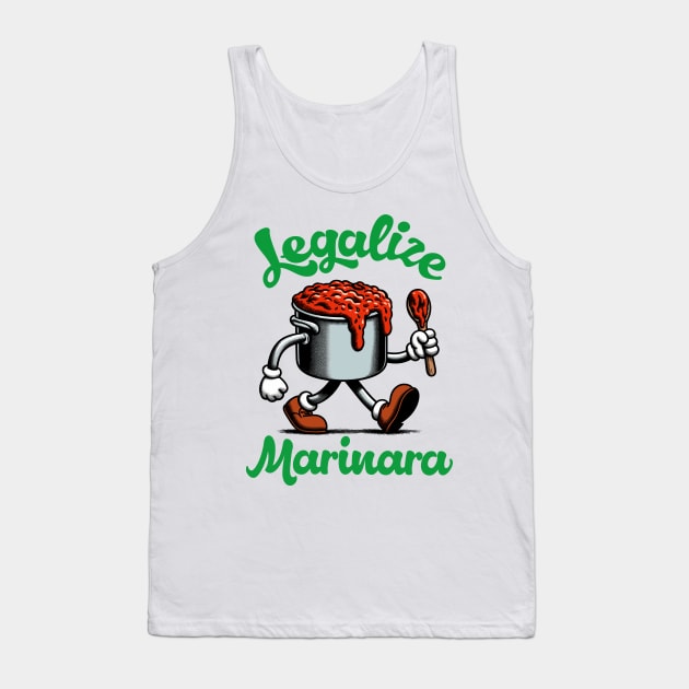 Legalize Marinara Tank Top by DankFutura